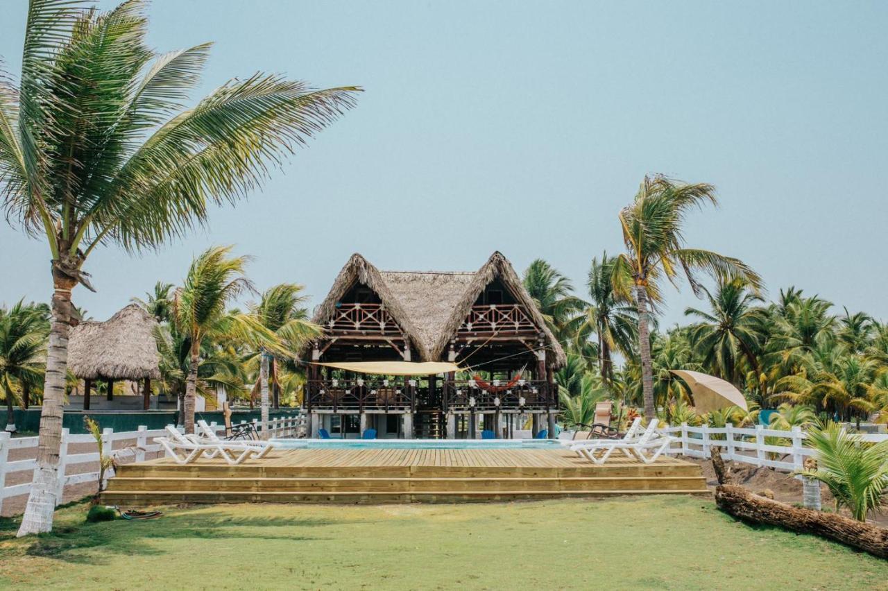 Los Olivos La Playa Hotel Y Restaurante Escuintla Exterior foto